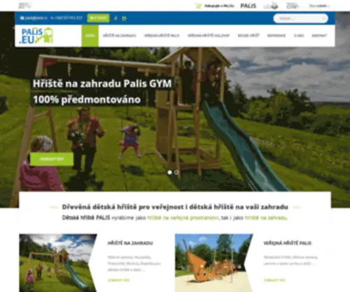 Palis.eu(Dětská hřiště pro veřejnost) Screenshot