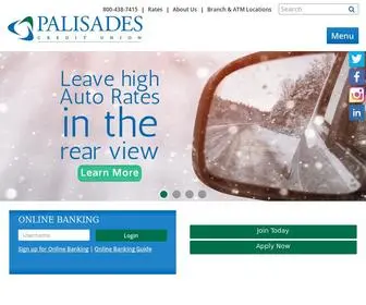 Palisadesfcu.org(Palisades Credit Union) Screenshot