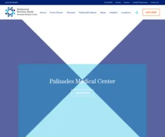 Palisadesmedical.org(Palisades Medical Center) Screenshot