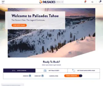 Palisadestahoe.com(Best Ski Resort Lake Tahoe) Screenshot