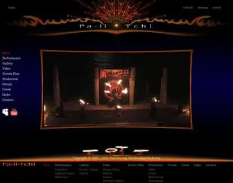 Palitchi.org(Pa-li-Tchi Fireshow, Lightshow and Pyroshow) Screenshot