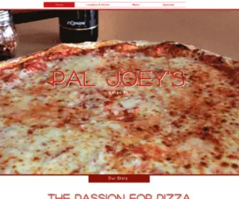 Paljoeyspizza.com(Paljoeys) Screenshot