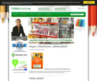 Palkerpapir.hu(Papír) Screenshot
