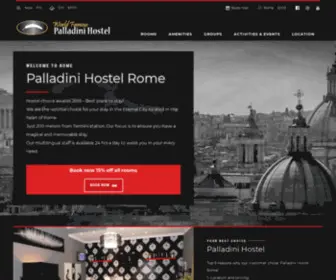 Palladinihostelrome.com(Your accommodation in Rome) Screenshot