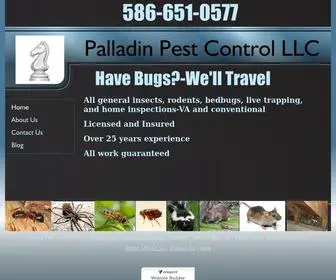 Palladinpestcontrol.com(Ray, MI) Screenshot