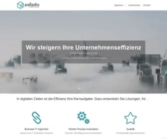 Palladio-Consulting.de(Wir steigern Ihre Unternehmenseffizienz) Screenshot