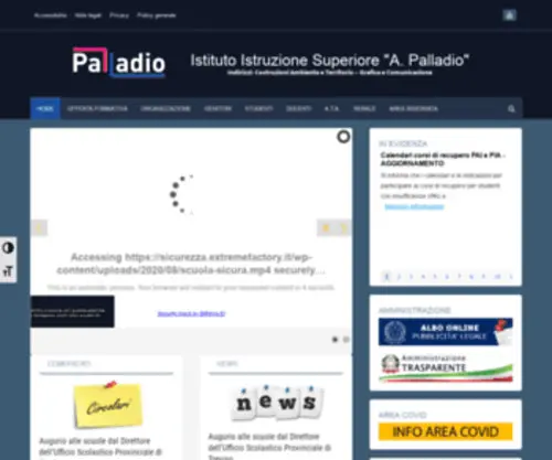 Palladio-TV.gov.it(Palladio TV) Screenshot