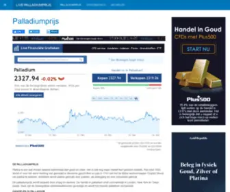 Palladiumprijs.com(Palladium) Screenshot