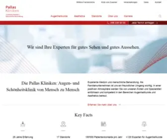Pallas-Kliniken.ch(Pallas Kliniken Home) Screenshot