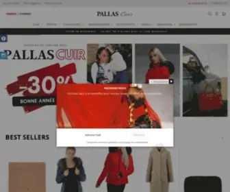 Pallascuir.com(Pallas Cuir) Screenshot