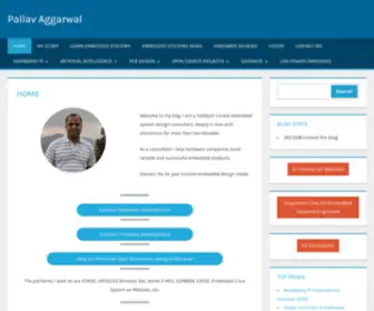 Pallavaggarwal.in(Embedded System Design Consultant) Screenshot