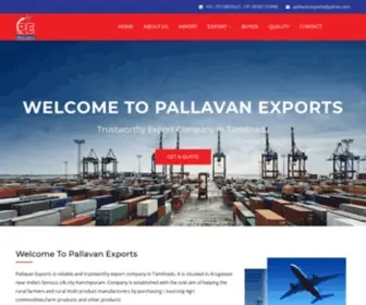 Pallavanexports.com(Pallavan Exports) Screenshot