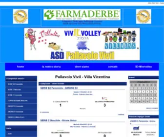 Pallavolovivil.it(Pallavolo Vivil) Screenshot