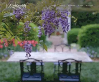 Pallensmithandassociates.com(Fine Gardens and Landscapes) Screenshot