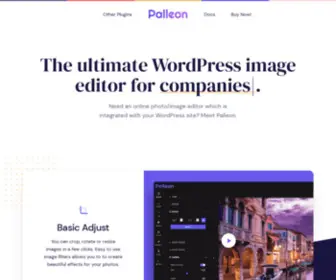 Palleon.website(WordPress Photo) Screenshot