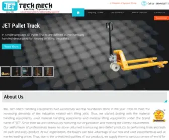 Palletandstacker.com(Material Handling Equipments) Screenshot