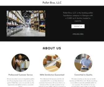 Palletbrosllc.com(Palletbrosllc) Screenshot