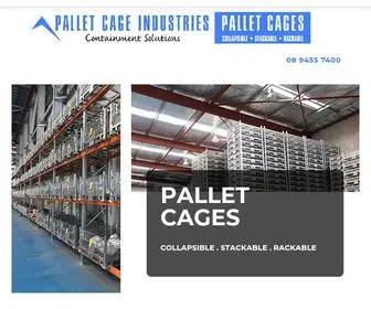 Palletcageindustries.com.au(Pallet Cage Industries) Screenshot