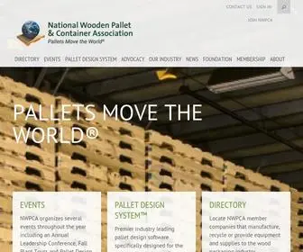 Palletcentral.com(National Wooden Pallet and Container Association) Screenshot