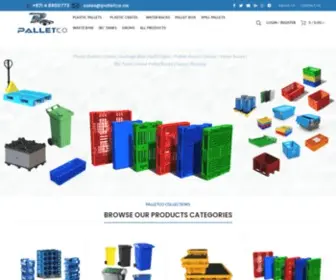 Palletco.ae(Palletco) Screenshot