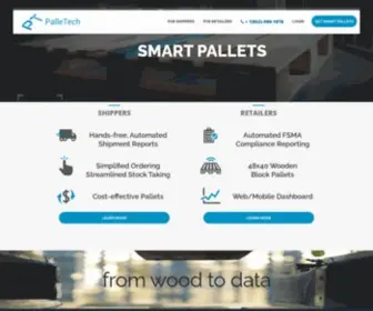 Palletech.co(Cloud Connected Pallets) Screenshot