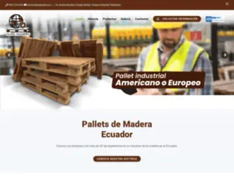 Palletsecuador.ec(Pallets Ecuador) Screenshot