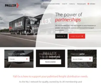 Pallex.co.uk(Pall-Ex (UK) Ltd) Screenshot