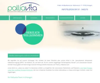 Palliavita.de(Spezialisierte ambulante Palliativversorgung) Screenshot