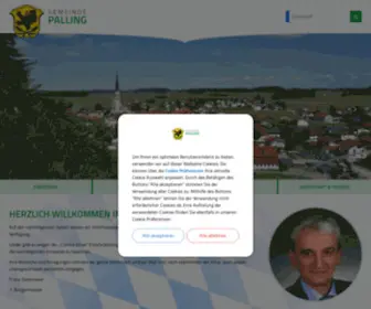 Palling.de(Gemeinde Palling im Landkreis Traunstein) Screenshot