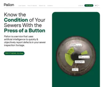 Pallon.com(Know the Condition of Your Sewers With the Press of a Button. Pallon) Screenshot