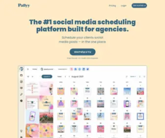 Pallyy.com(Social media management platform for growing brands and agencies) Screenshot