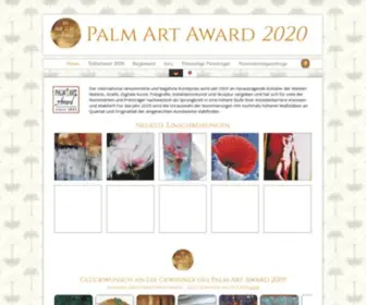 Palm-ART-Award.com(Palm Art Award) Screenshot