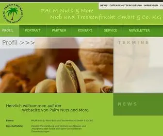 Palm-Nutsandmore.de(Walnüsse) Screenshot