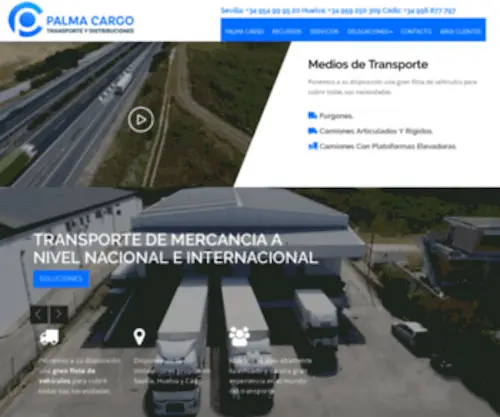 Palmacargo.com(Transportes) Screenshot