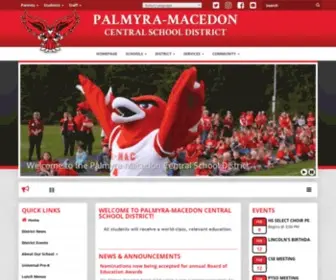 Palmaccsd.org(Palmyra-Macedon CSD) Screenshot