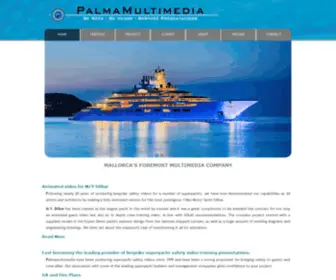 Palmamultimedia.com(Bespoke safety plans and animated video for Motor Yacht Dilbar) Screenshot