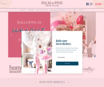 Palmandpine.com.au(Palm & Pine) Screenshot