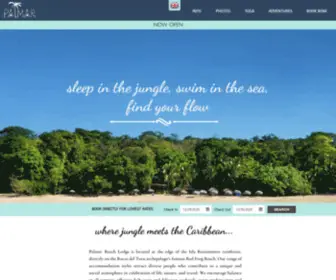 Palmarbocas.com(Palmar Beach Lodge) Screenshot