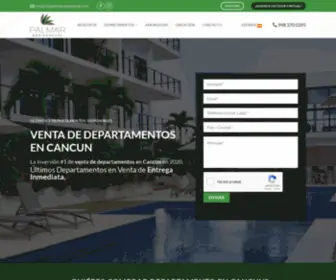 Palmarresidencial.com(Venta de Departamentos en Cancun) Screenshot