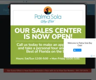 Palmasolabayclub.com(Palma Sola Bay Club) Screenshot