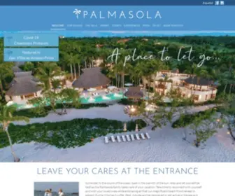 Palmasola.net(A Beach Luxury Villa Rental in Punta Mita Mexico) Screenshot