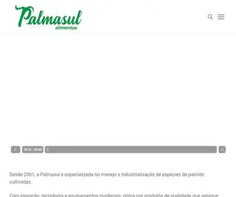 Palmasul.com.br(Palmasul Alimentos) Screenshot
