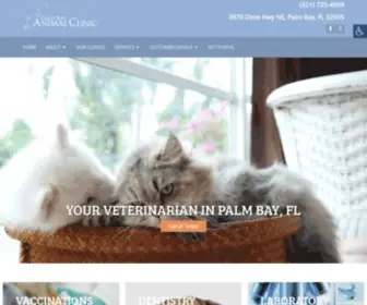 Palmbayanimalclinic.com(Veterinarian in Palm Bay) Screenshot