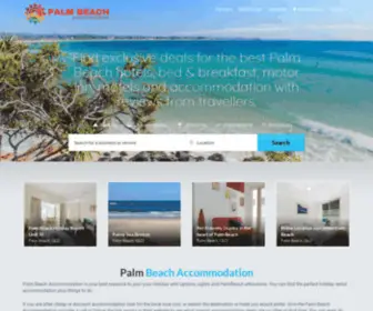 Palmbeachaccommodation.com(Accommodation Palm Beach Gold Coast Queensland) Screenshot