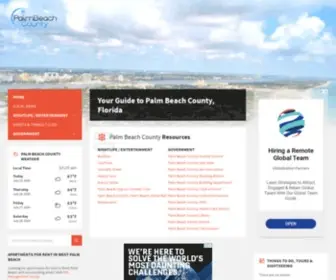 Palmbeachcounty.com(Palm Beach County) Screenshot