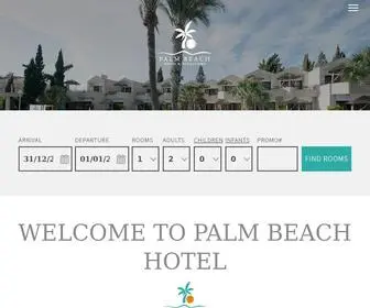 Palmbeachhotel.com(Palm Beach Hotel & Bungalows) Screenshot