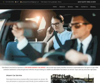 Palmbeachlimoandcarservices.com(Airport Limo And Car Services) Screenshot