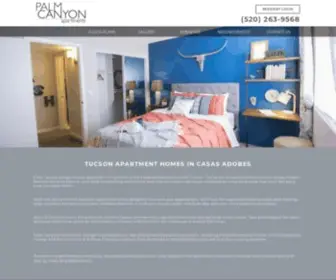 Palmcanyonapartments.com(Apartments for Rent in Tucson) Screenshot