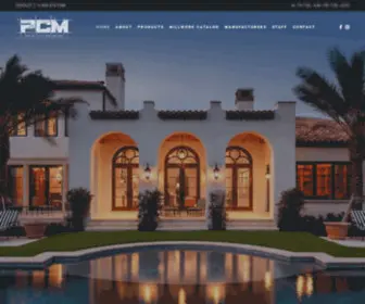 Palmcitymillwork.com(Custom Doors) Screenshot