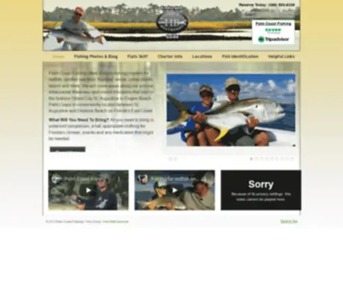 Palmcoastfishing.com(North East Florida Guides) Screenshot